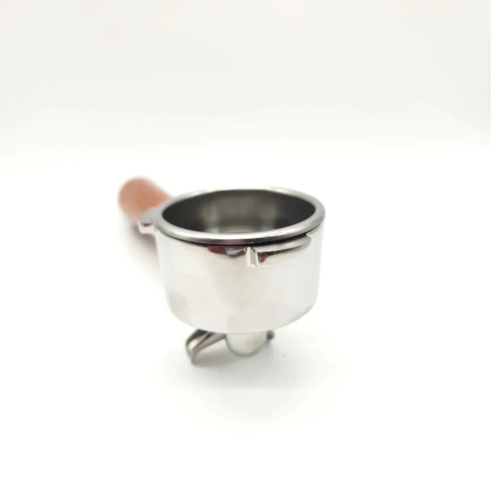 TaiBest‎ 54mm Portafilter Breville BES870 878 880 Dual Spout Rosewood Stainless
